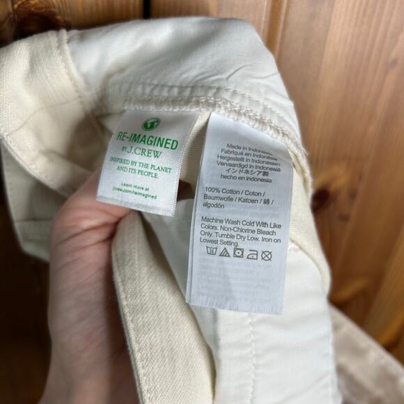 J. Crew Straight Leg Pants Women’s 12 Ivory Coastal Grandma Office Classic Chic - Picture 10 of 10